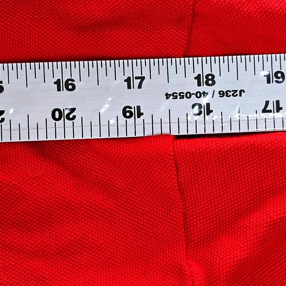 Polo Ralph Lauren Kids Red Short Sleeve Classic Fit Cotton Pique Polo Shirt XXL